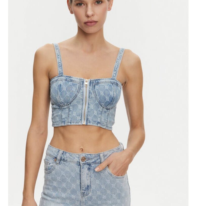 Дамска тениска -  305244673 - Памук - Син - Син Gaudi