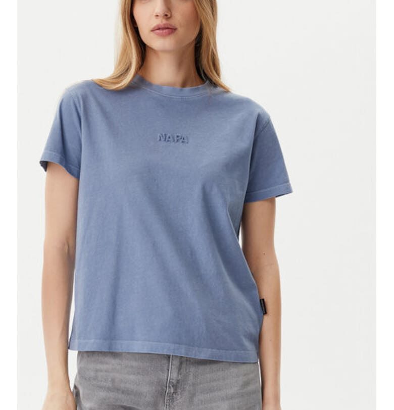 Дамска тениска -  305332318 - Памук - Син - Син Napapijri