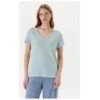 Дамска тениска  37UJD401Q - Лен - Зелен - Зелен United Colors of Benetton