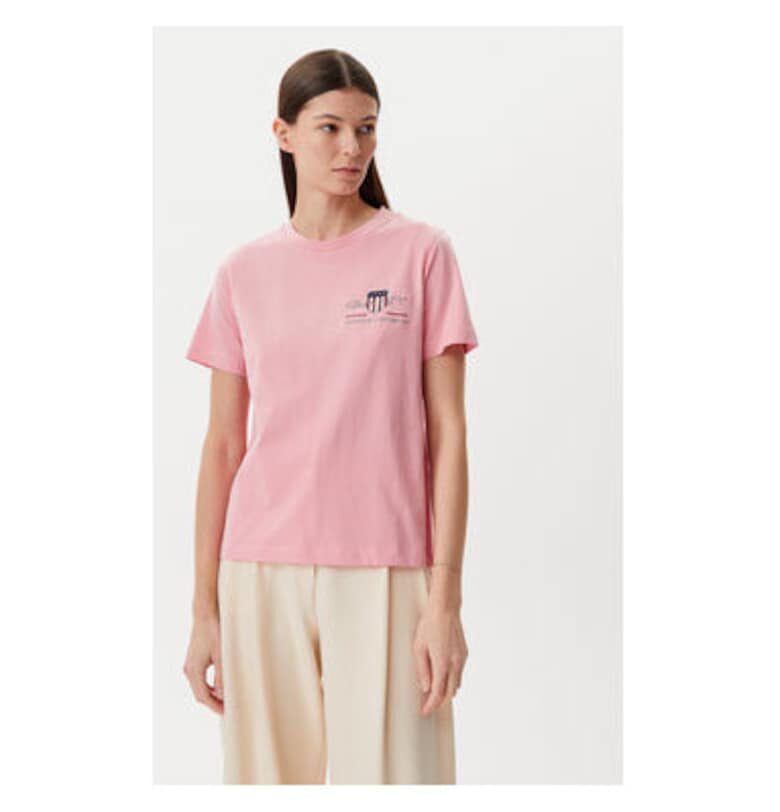 Дамска тениска  4200277 - Памук - Розов - Розово Gant