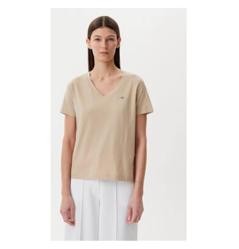 Дамска тениска  4200750 - Памук - Бежов - Бежов Gant