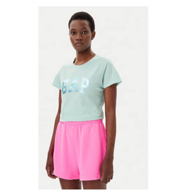 Дамска тениска  729555-13 - Памук - Зелен - Зелен GAP