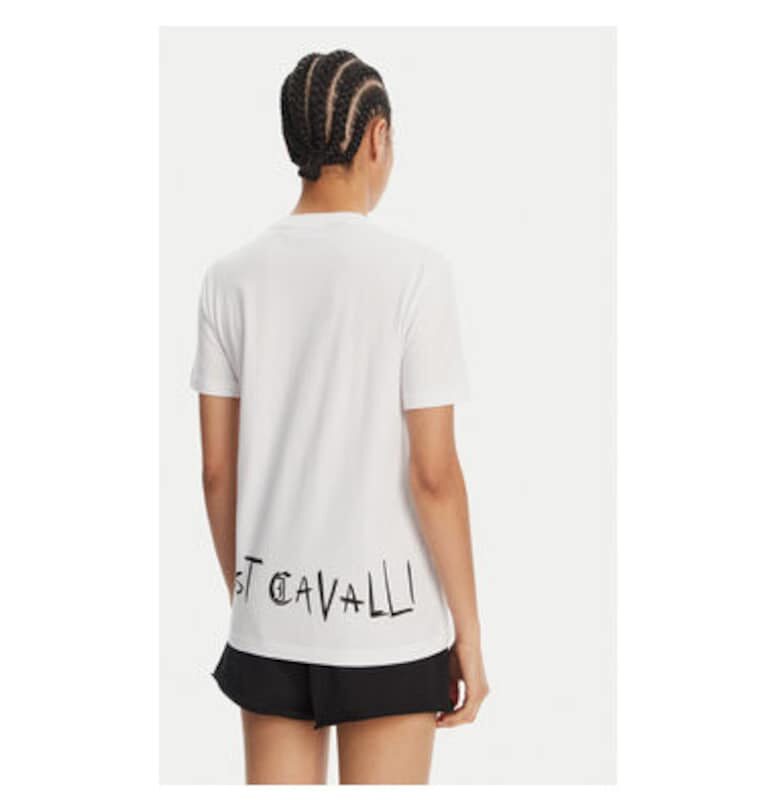 Дамска тениска  78PAHT04 CJ500 - Памук - Бял - Бял JUST CAVALLI
