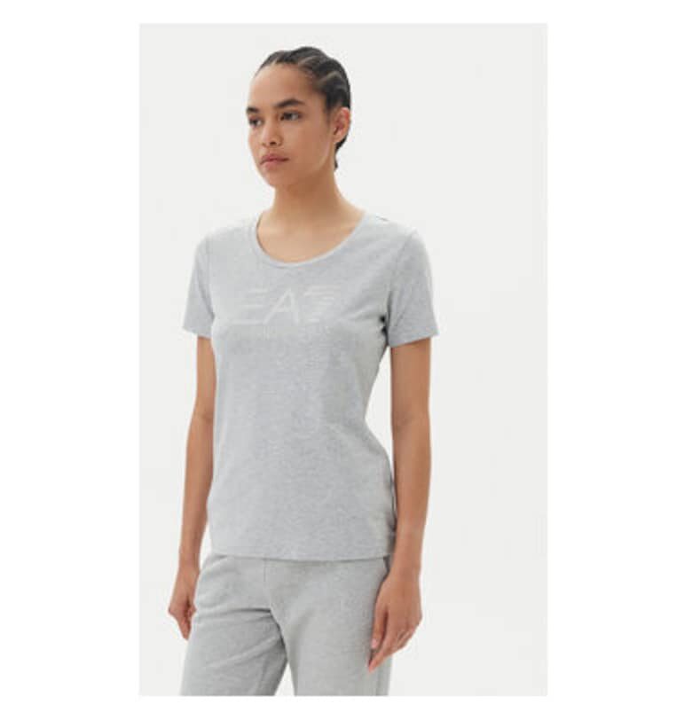 Дамска тениска  Emporio Armani - 7W000094 AF10373 - Памук - Сив - Сив EA7