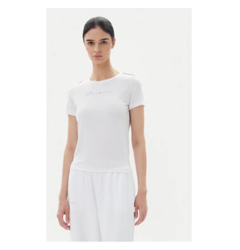 Дамска тениска  Emporio Armani - 7W000274 AF12945 - Полиестер/Вискоза - Бяла - Бял EA7