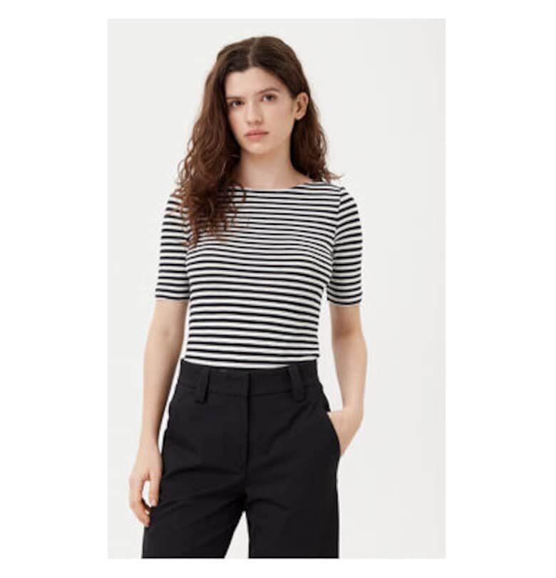 Дамска тениска - Marc O'Polo - 304830242 - Памук - Черен marc o polo