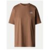 Дамска тениска  NF0A87NQ6IH1 - Памук - Кафяв - Кафяв The North Face