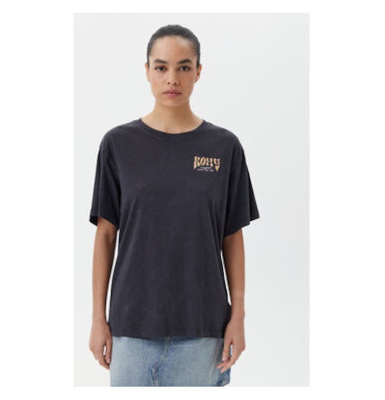 Дамска тениска  модел ERJZT05905-KTA0 - материал памук - цвят сив - Сив ROXY