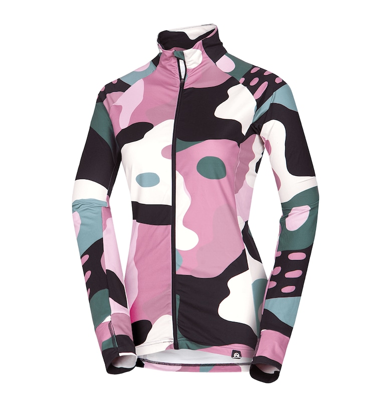 Дамска техническа блуза Jamiya с цял принт NORTHFINDER