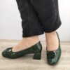 Дамски Обувки  0059-15 - Елегантни - Лачени Зелен Кроко - Зелен FORMAZIONE