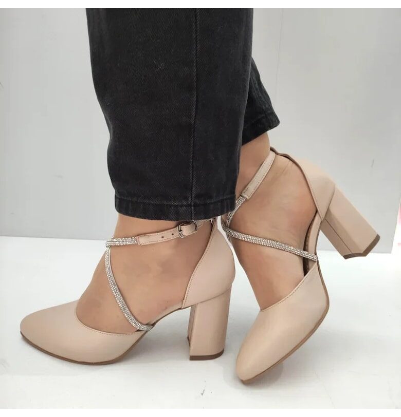 Дамски Обувки  3671 Bx 132 Елегантни Розово Нюд PERLLA