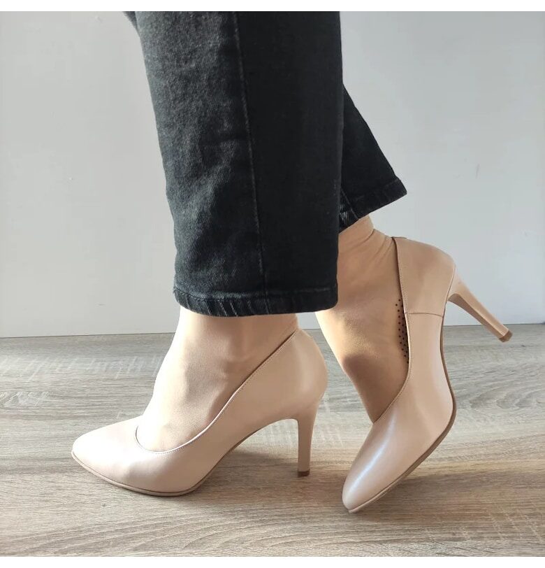 Дамски Обувки  43216 - Елегантни - Слонова кост - Бежов Antonio