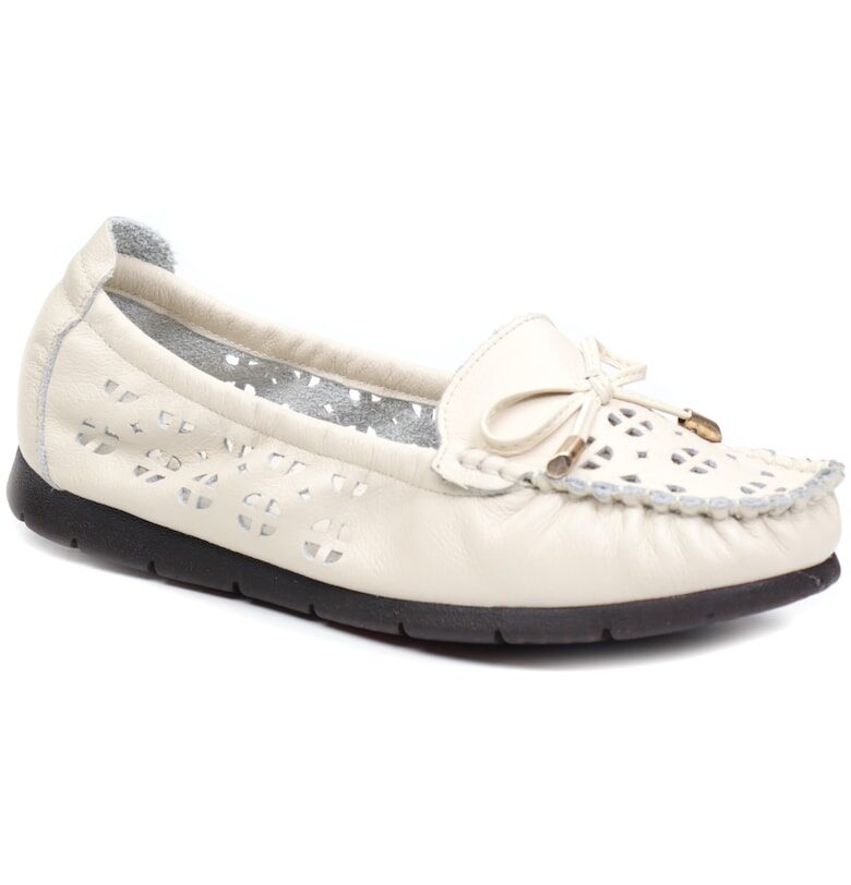 Дамски балерини 5632 - Кремав FORMAZIONE