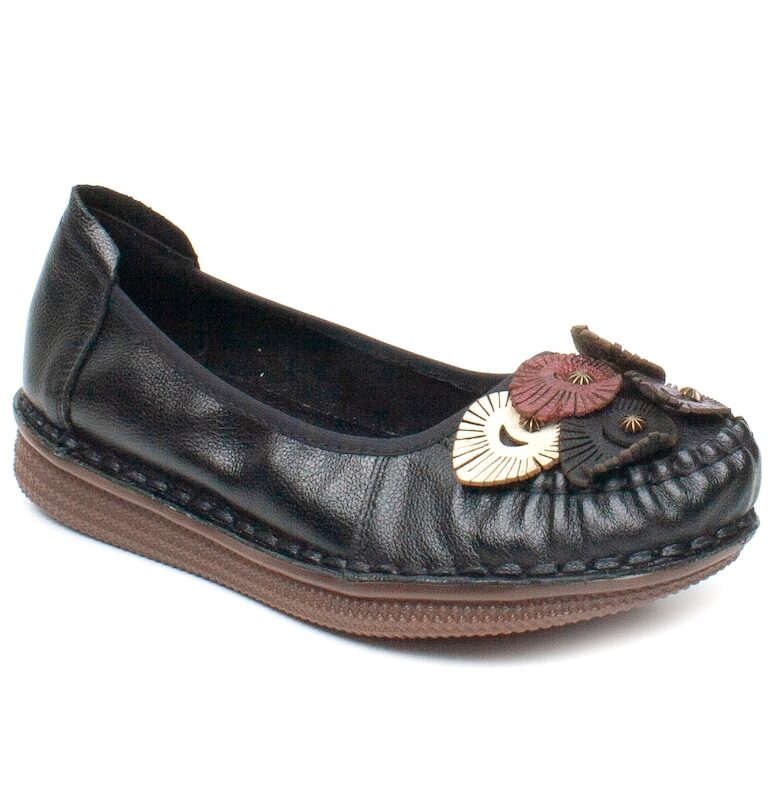 Дамски балетни обувки 6630 черни FORMAZIONE