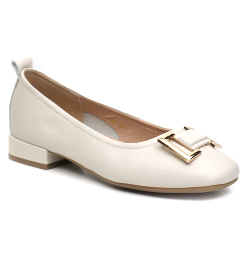 Дамски балетни обувки 6681 крем - FORMAZIONE