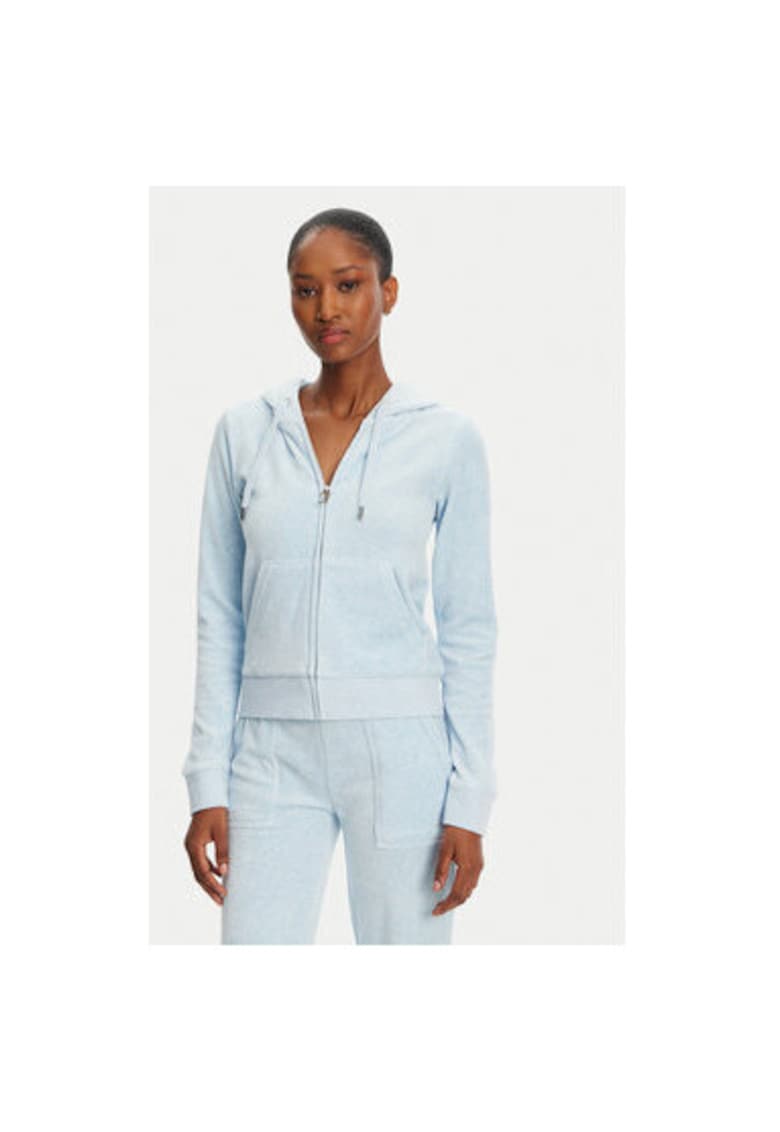 Дамски блуза JCAP176 - Полиестер - Светлосин - Светлосин Juicy Couture