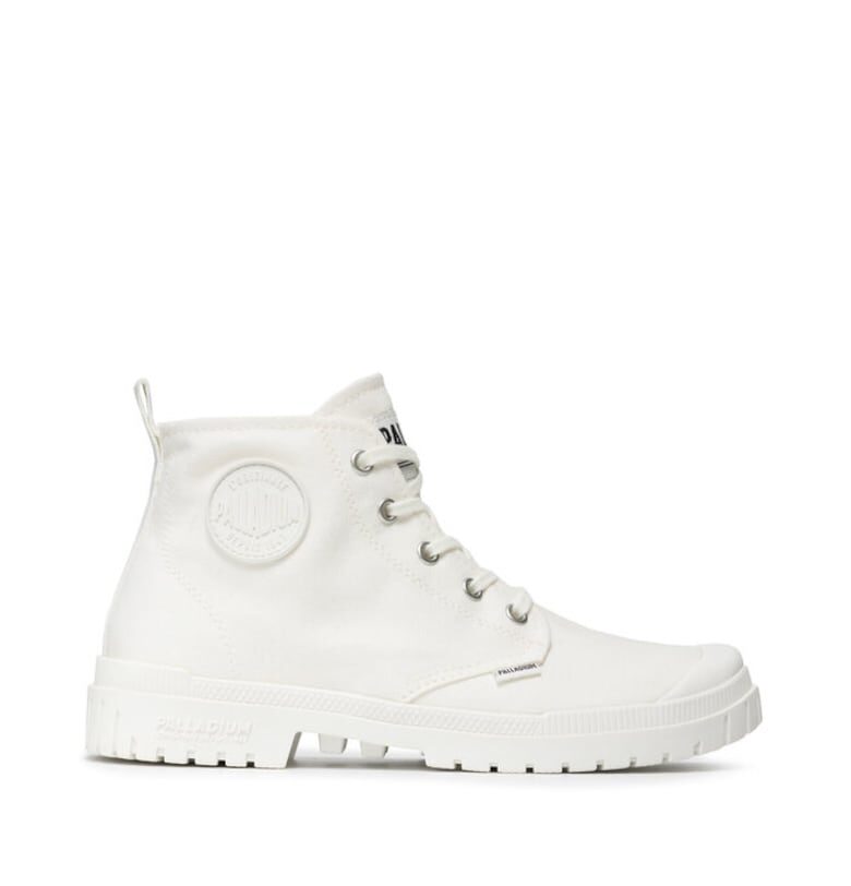 Дамски боти  209129854 - Текстил - Бели Palladium