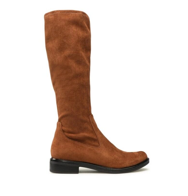 Дамски боти  303526542 - Текстил - Кафяви Caprice