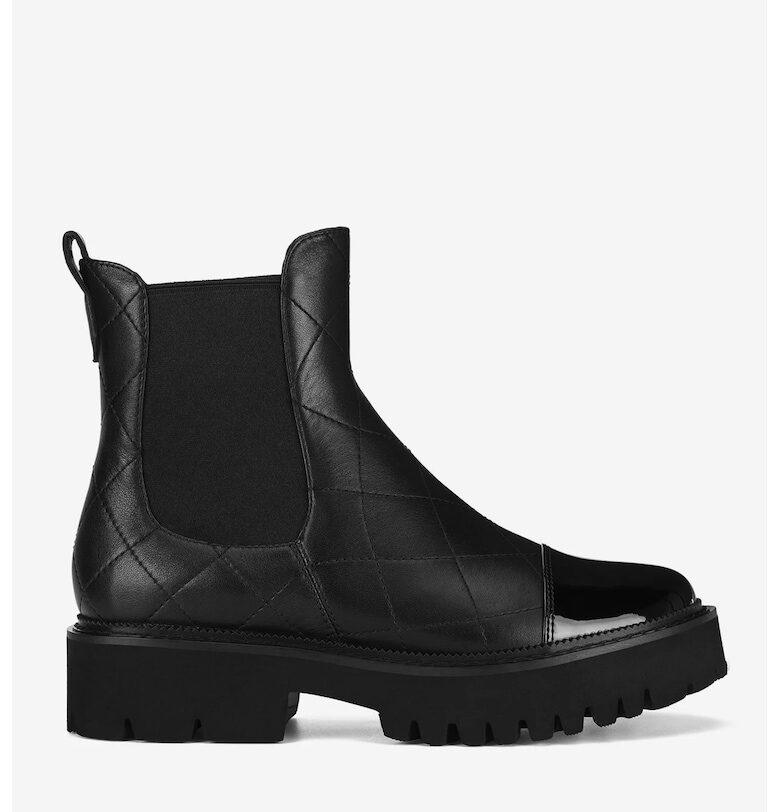 Дамски боти  5905588955917 - Естествена кожа - Черни BADURA