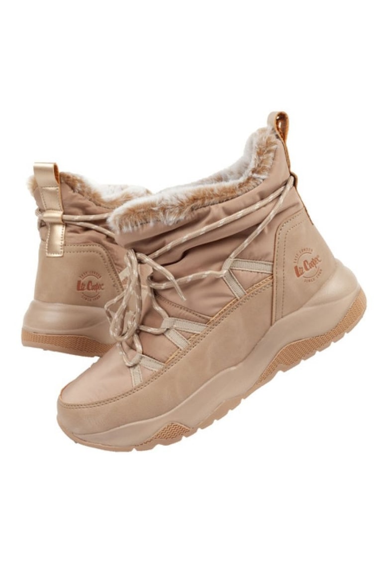 Дамски боти - BM210382 - бежови Lee Cooper