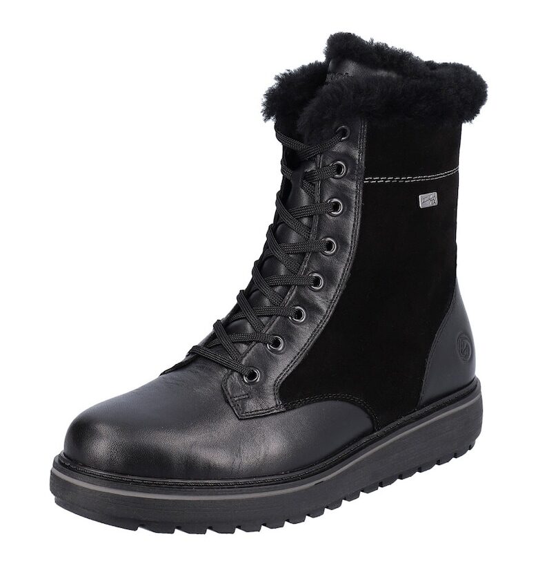 Дамски боти D0U76 01 черни Remonte