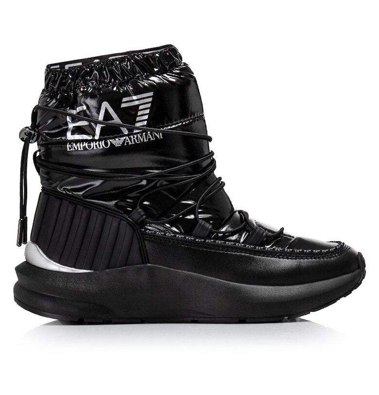 Дамски боти Emporio Armani  черни - синтетика EA7