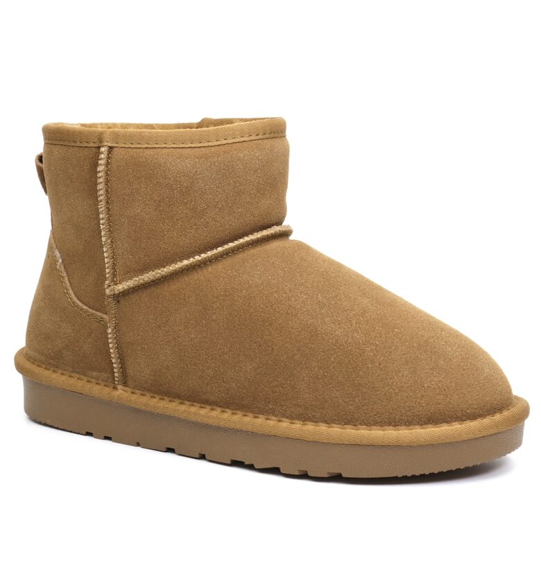 Дамски боти I1201 камел велур Energy