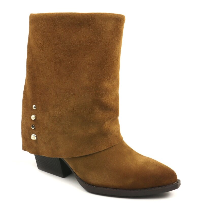 Дамски боти - Груби - камел ANNA VIOTTI