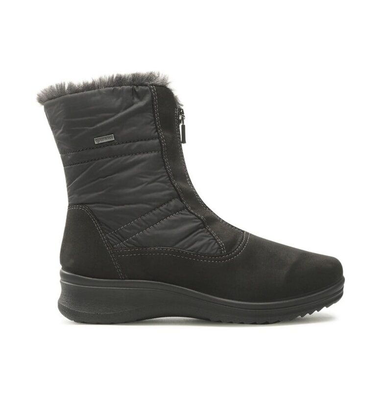 Дамски боти до глезена -  301530 - Текстил - Черни Ara