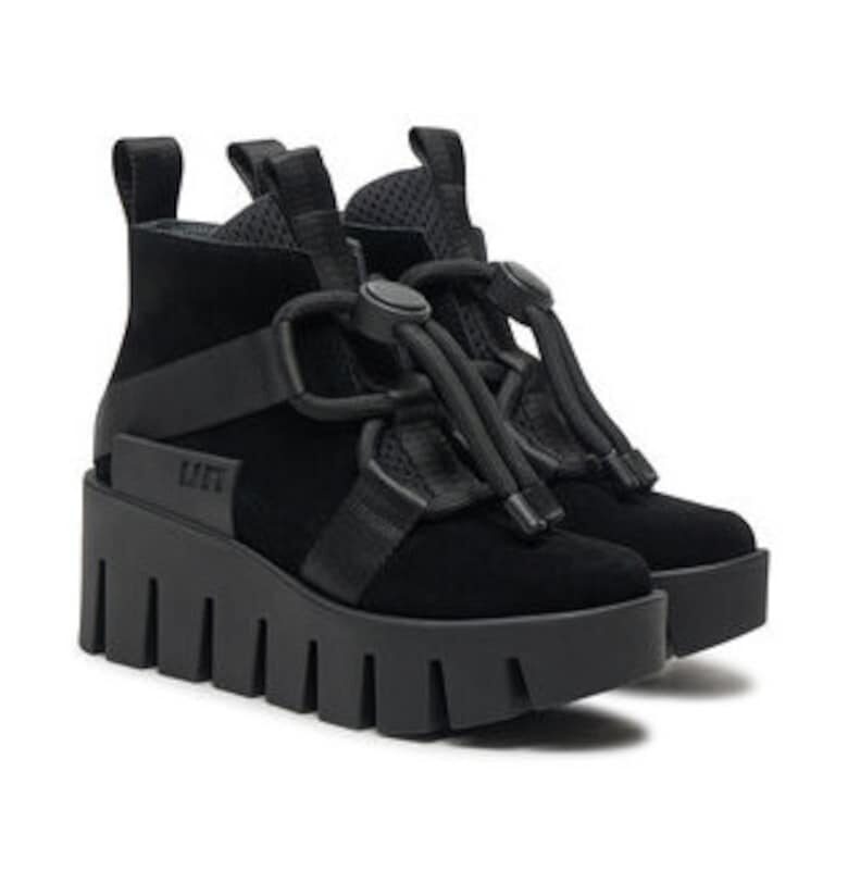 Дамски боти до глезена -  304405877 - естествена кожа - черен United Nude