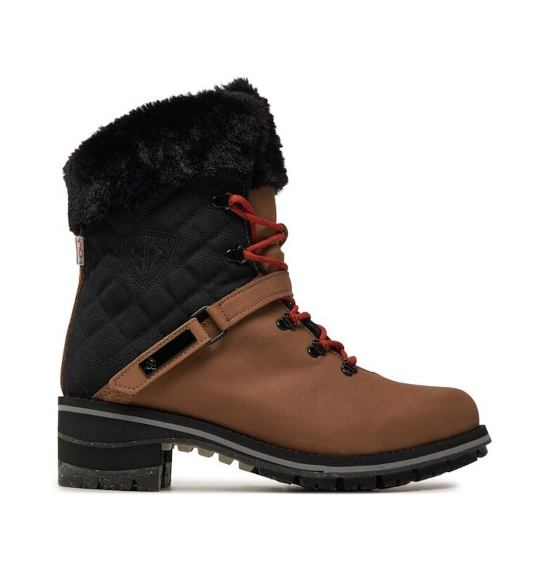 Дамски боти до глезена -  33635 - Естествена кожа - Черен Rossignol