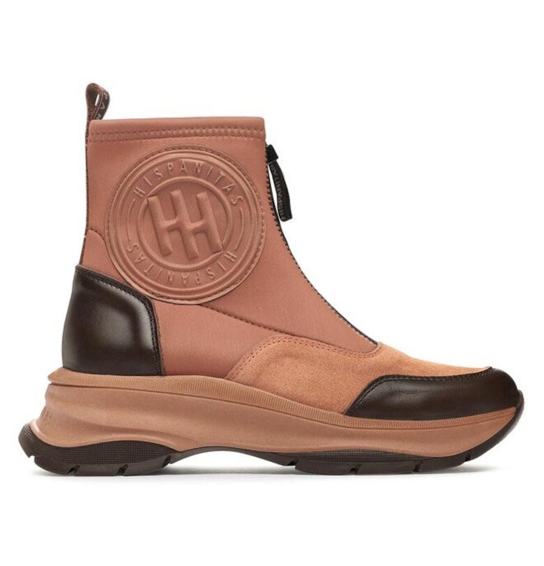 Дамски ботуши  303067779 - Естествена кожа - Кафяв Hispanitas