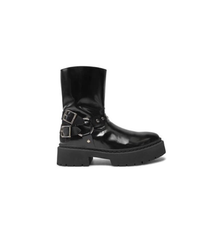 Дамски ботуши  304364891 - Естествена кожа - Черни Steve Madden