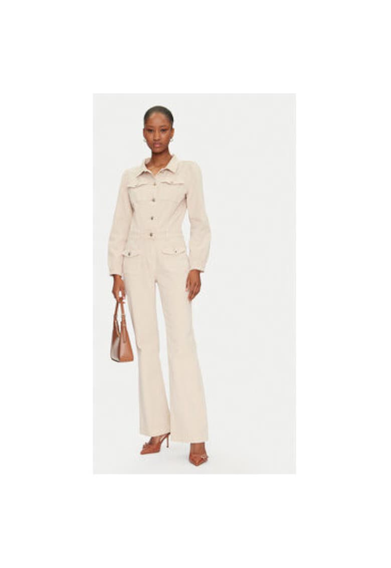 Дамски гащеризон 251-PVARMA - Памук/Еластан - Бежов - Бежов Morgan