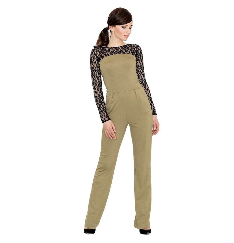 Дамски гащеризон -  Anghanna - олив Lenitif