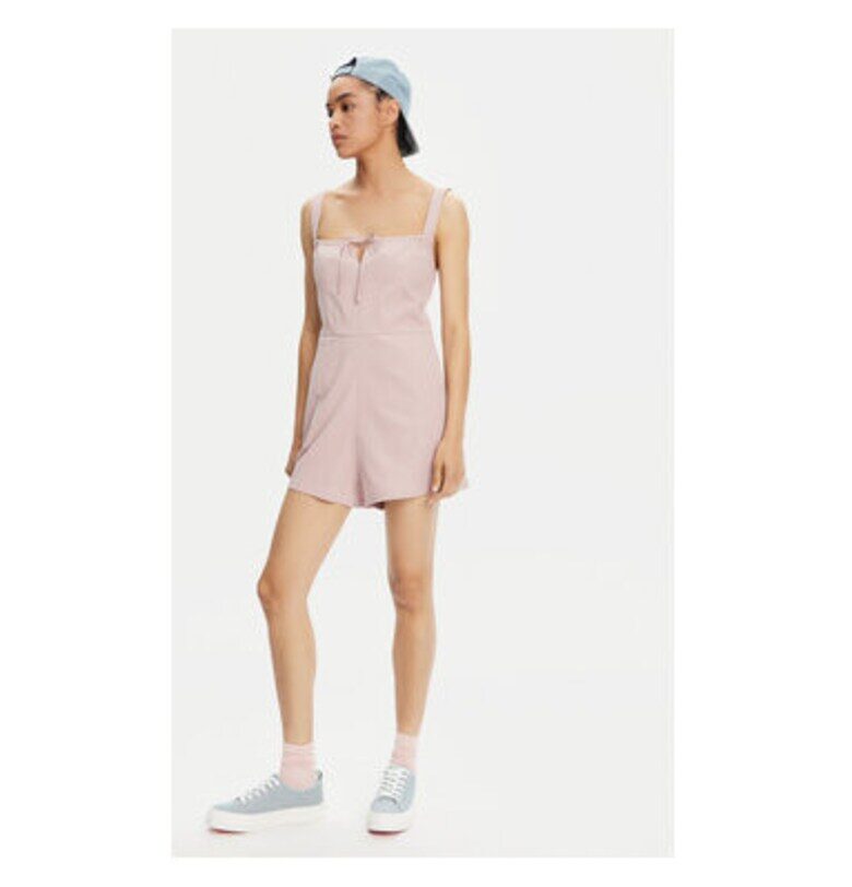 Дамски гащеризон  EBJNS00115 - памук - розов - Розово Billabong