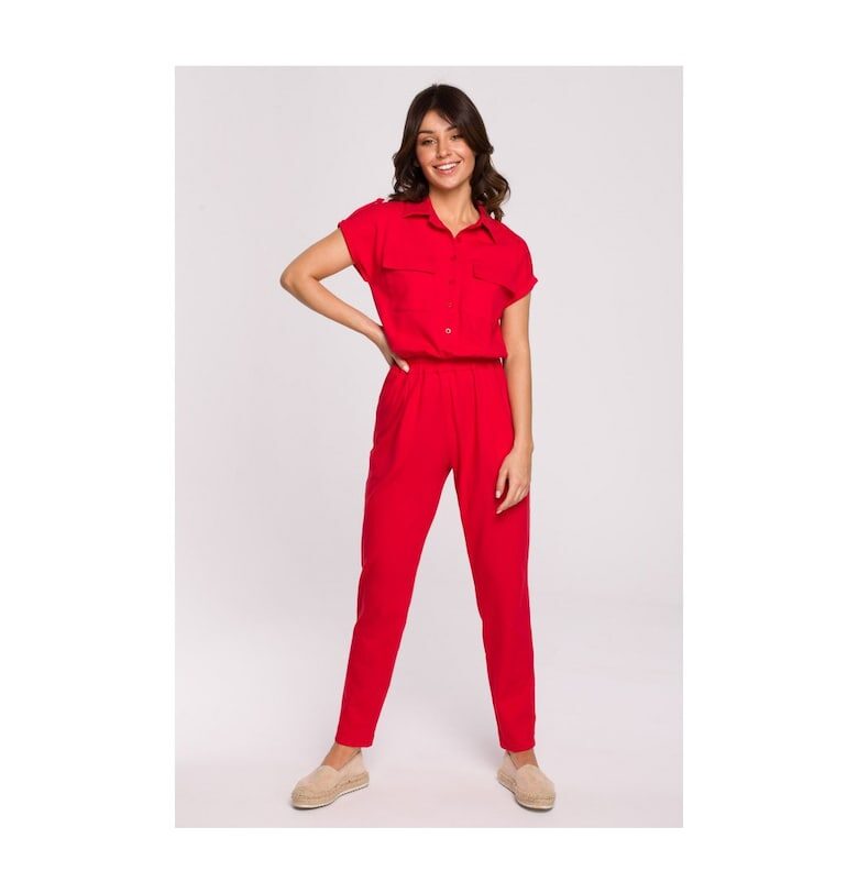 Дамски гащеризон -  Yabros - Червен BeWear