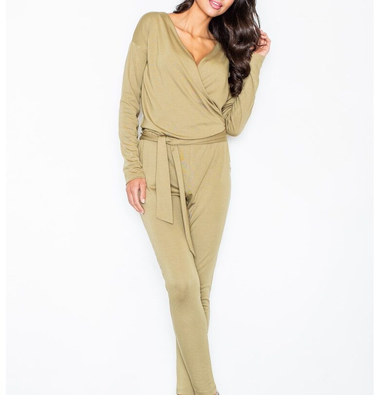 Дамски гащеризон -  вискоза - регулируем - Маслина Figl