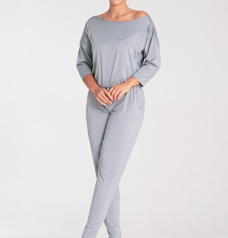 Дамски гащеризон -  елегантен - сив - полиестер Figl