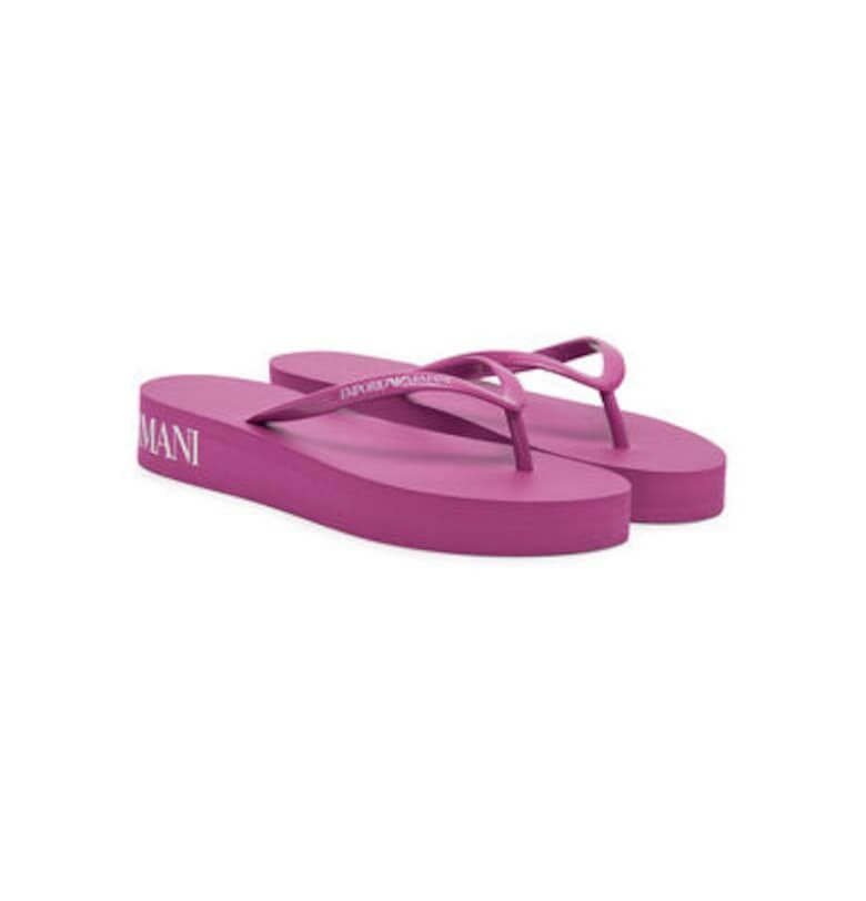 Дамски джапанки  XVQS09 XN118 - Синтетични - Розови Emporio Armani