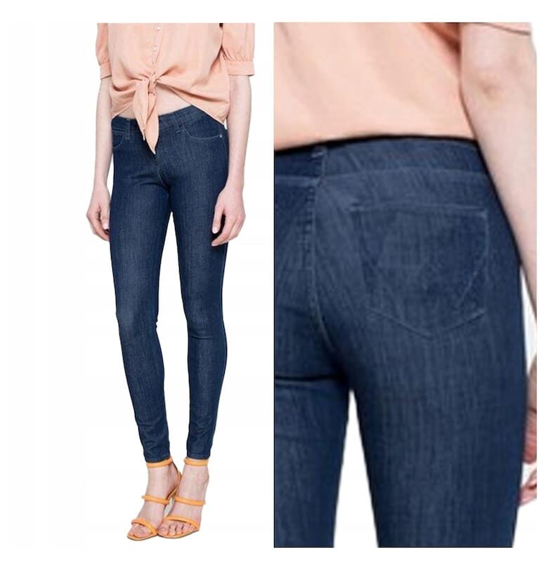 Дамски дънки -  11055-85 - Памучни - Дълги - Petite - Дънкови - W28-L32 US - Сини Wrangler