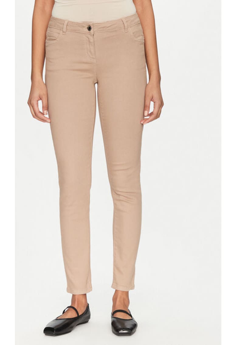 Дамски дънки - 208530972 - Памук/Полиестер - Кафяв Morgan