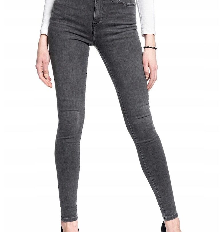 Дамски дънки -  26245-79 - памук - дълги - W26-L32 US - сиви Mustang