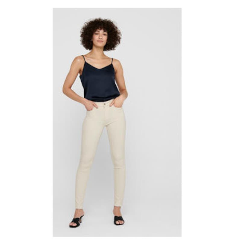 Дамски дънки -  301827146 - Памук - Бежов Only