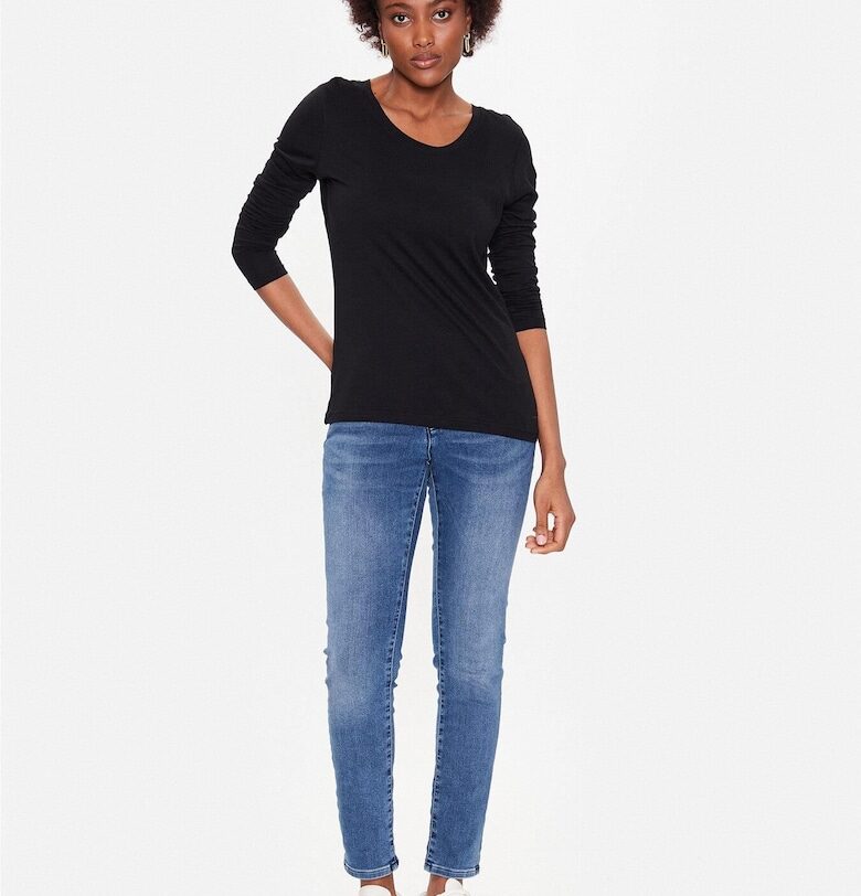 Дамски дънки -  302726493 - Памук/Полиестер - Сини - Син Mustang