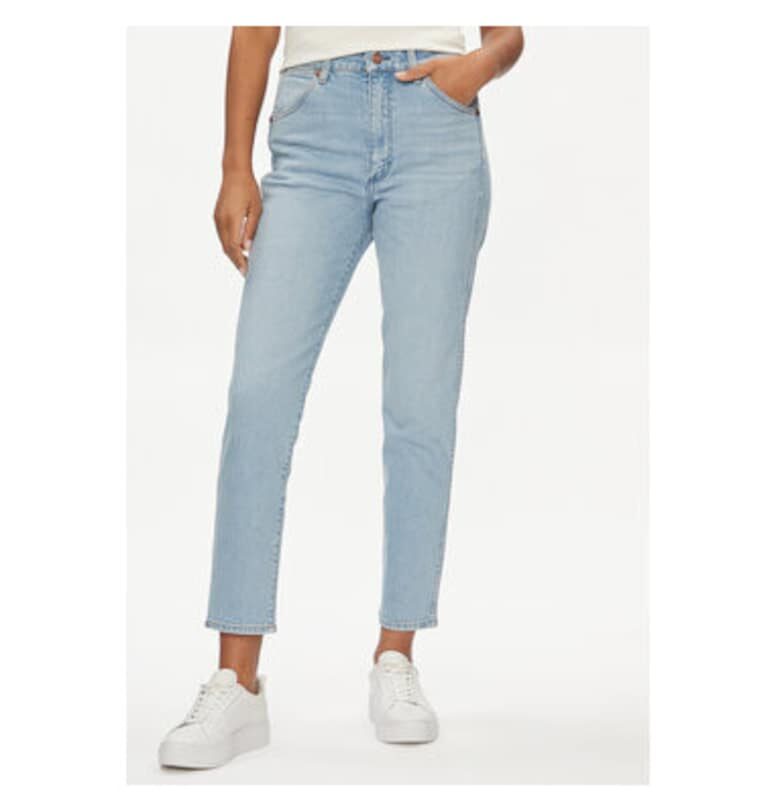 Дамски дънки -  303593216 - Памук/Еластан - Сини - Син Wrangler