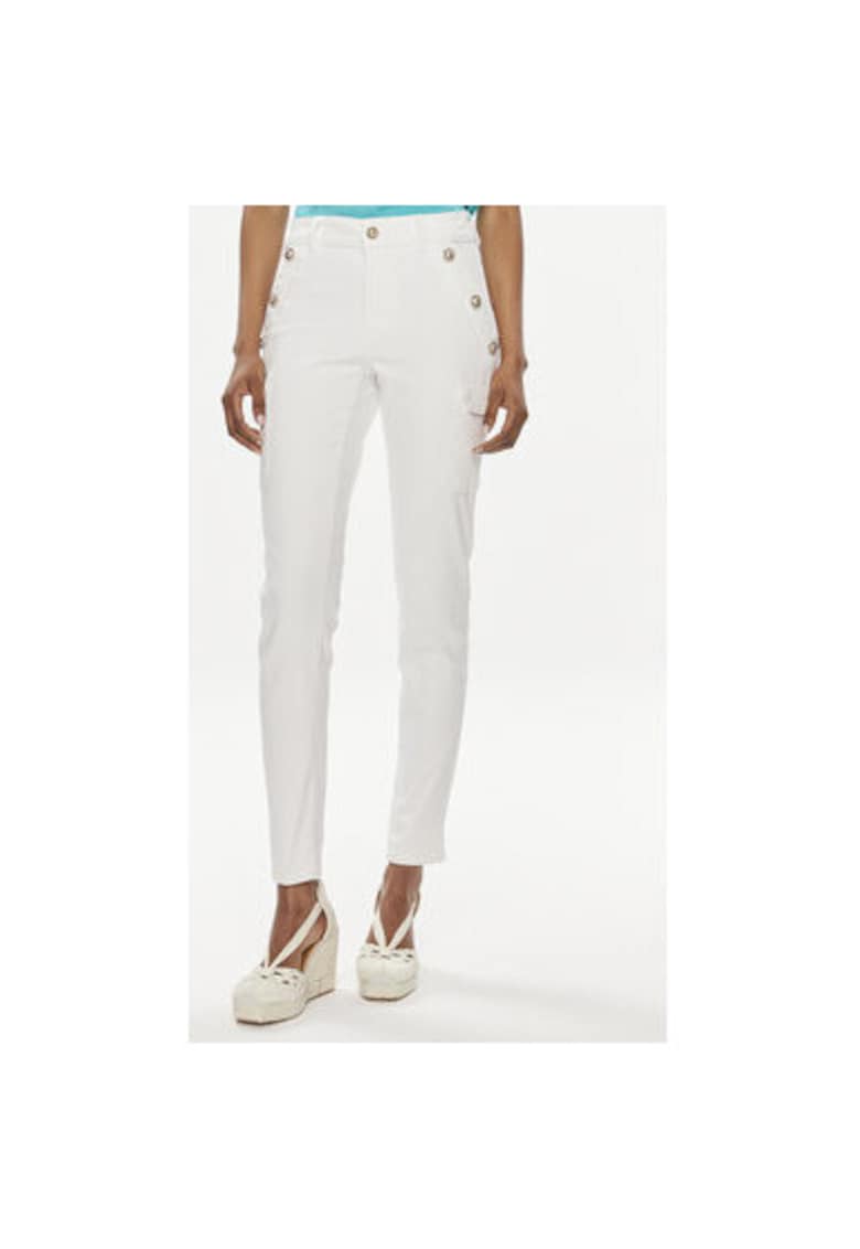 Дамски дънки 303918613 - Памук - Полиестер - Бежов - Бежов Morgan