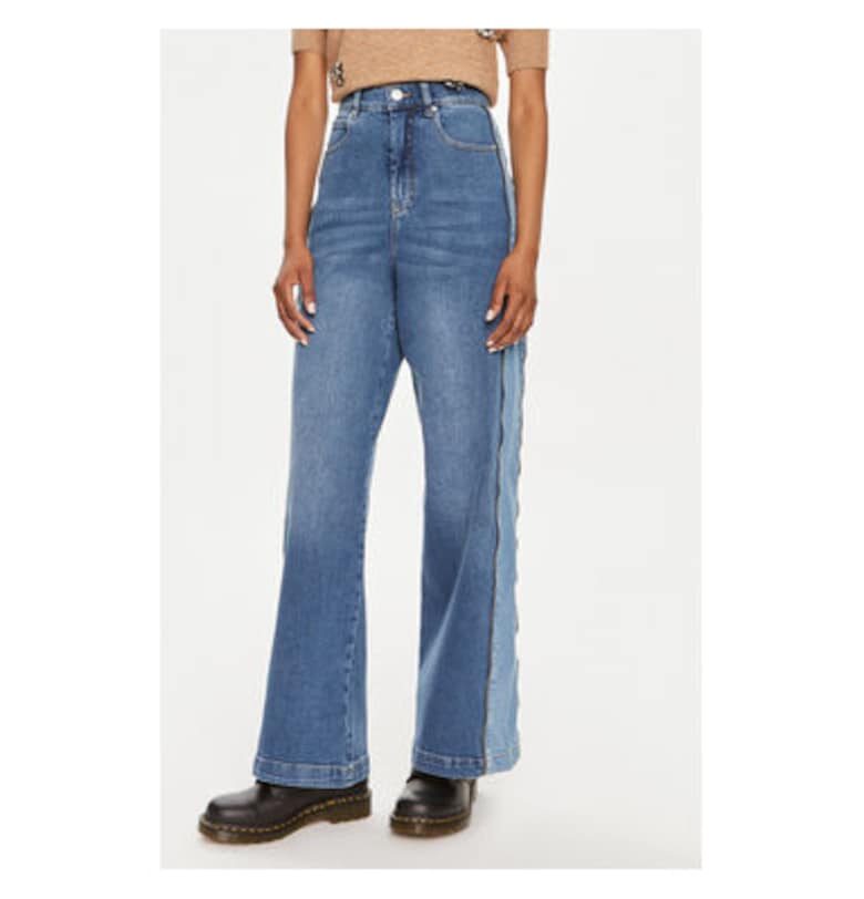 Дамски дънки -  304000393 - Органичен памук - Син - Син Munthe