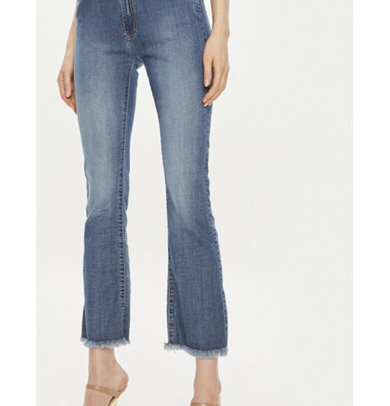 Дамски дънки -  304006029 - Памук - Син - Син PLEASE