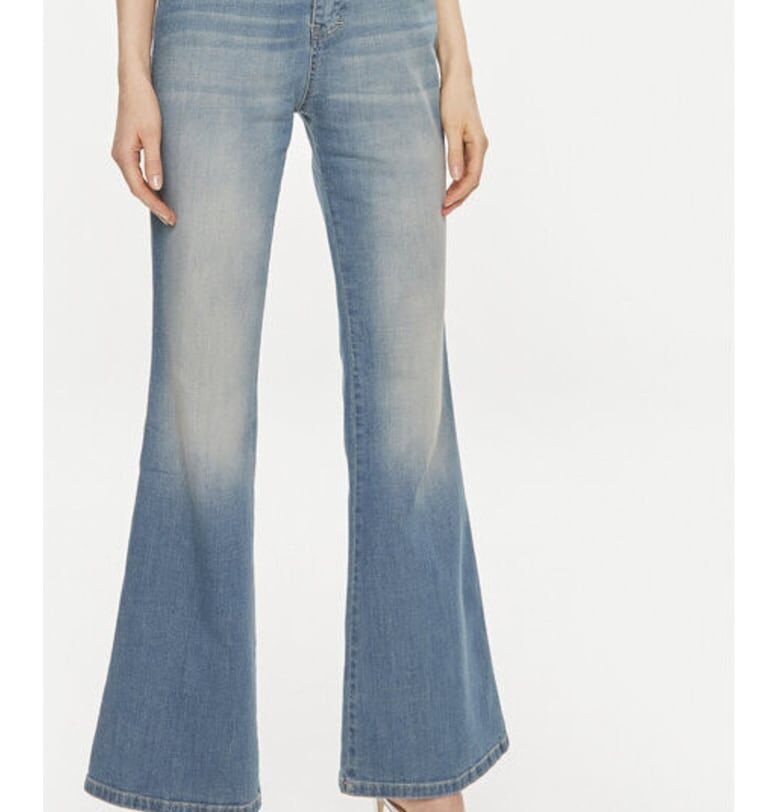 Дамски дънки -  304006067 - Памук - Син - Син PLEASE